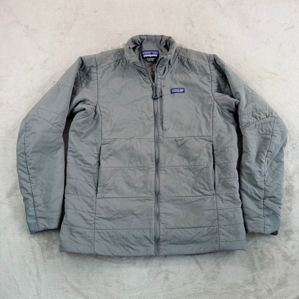 Patagonia Nano-Air Jacket in Grey Nylon Ripstop DWR Men XL GorpCore Hiking 84251